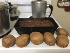 Making Meatloaf & Mashed Potatoes