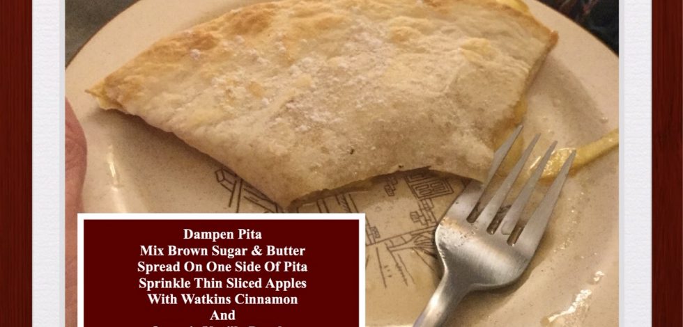 Apple Quesadilla Turnover
