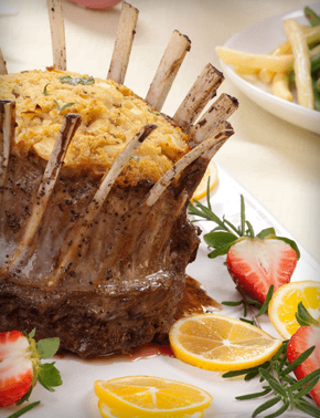 Crown Roast with Apple Stuffing